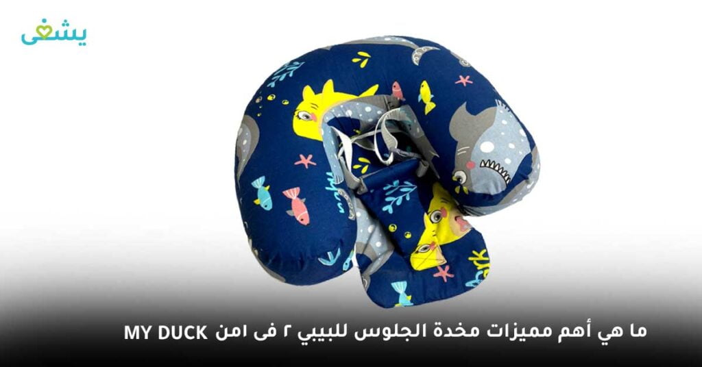 ما هي أهم مميزات مخدة الجلوس للبيبي 2 فى 1 My duck