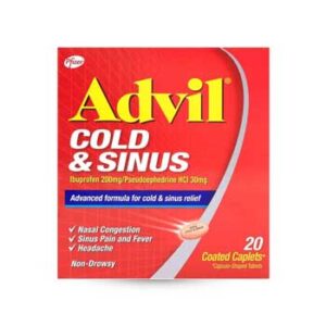 Advil cold and sinus ادفيل كولد اند ساينس 20 قرص