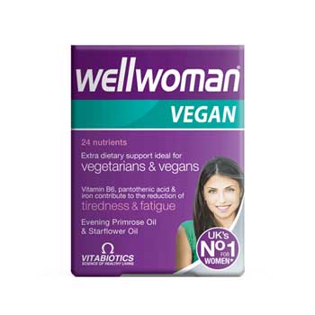 حبوب ويل ومان للنباتيين Wellwoman vegan عدد 60 قرص