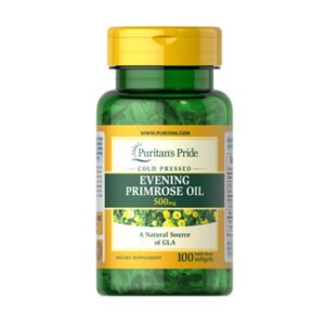 حبوب زهرة الربيع المسائيه Puritan’s pride Evening primrose oil capsules عدد 100 كبسولة جيلاتينية