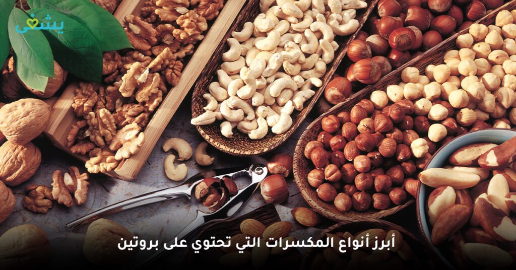 أبرز أنواع المكسرات التي تحتوي على بروتين
